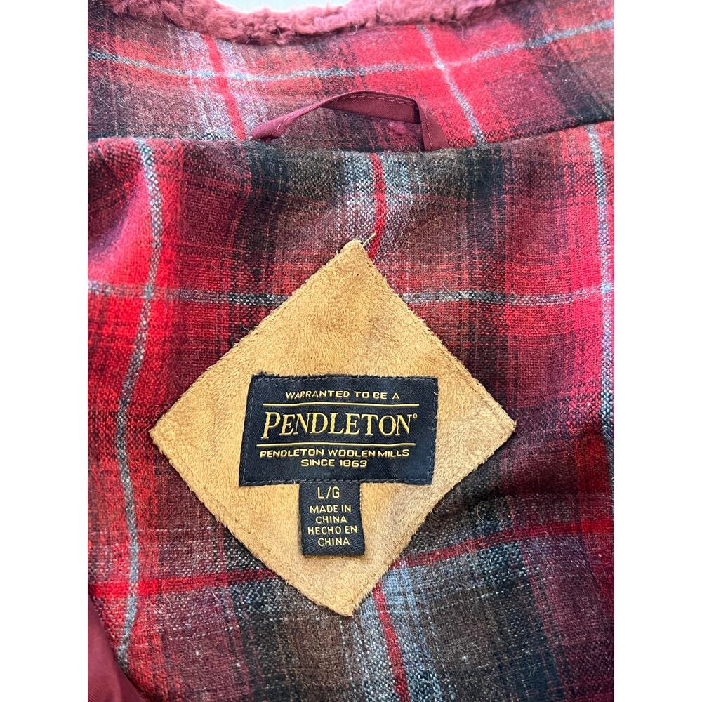 Pendleton Quarter Zip Pullover Sherpa Fleece Jack… - image 3